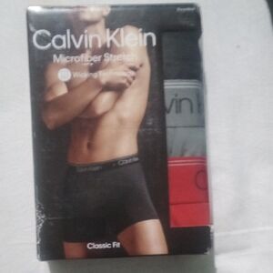 Calvin Klein Microfiber Stretch Classic Fit Boxer Briefs, 3 Pack